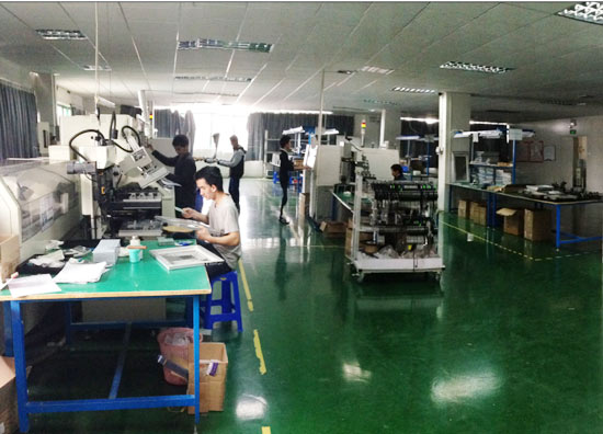 AOK Displays in-house SMT workshop